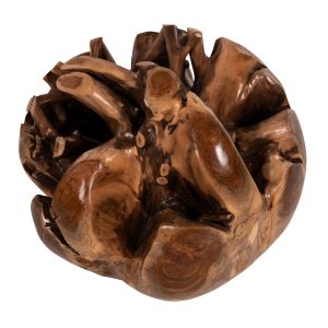 Декорация за под Clem, сфера от масивно тиково дърво - голям размер Hm9652 D50cm