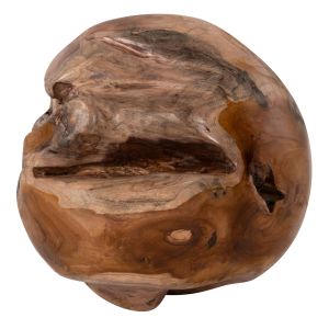 Декорация за под Clem, сфера от масивно тиково дърво - малък размер Hm9654 D30cm