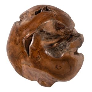 Декорация за под Clem, сфера от масивно тиково дърво - малък размер Hm9654 D30cm
