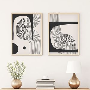 Wall decoration Bajou diptych with digital print 50x3x70cm