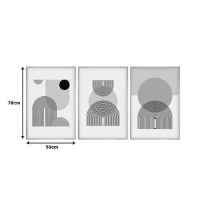 Декорация за стена Jefton триптих с дигитален печат 50x2x70см