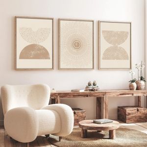 Декорация за стена Terpen триптих с дигитален печат 50x2x70см