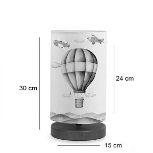 Children's table lamp Balon multicolor D15x30cm