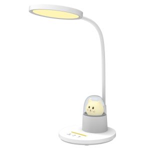 Children's table lamp Led Badoo Cat Figure Light Hm4449.01 White Abs