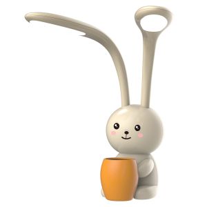 Children's table lamp Led Badoo Hm4456.01 bunny figure with holder yellow Abs