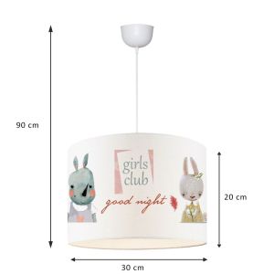 Children's chandelier Tally multicolor D30x90cm