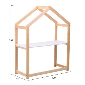 Детско бюро Pepe Hm2498.03 борово дърво в естествен цвят-меламин 120x44x152hcm.