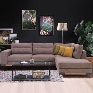 Sofa New Monaco brown right corner 30023095