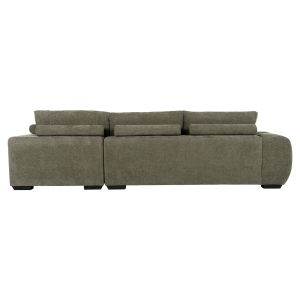 Coven right-angle sofa in green fabric 298x102-208x85hcm Hm3266,04r