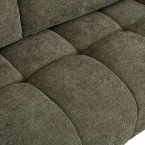 Coven right-angle sofa in green fabric 298x102-208x85hcm Hm3266,04r