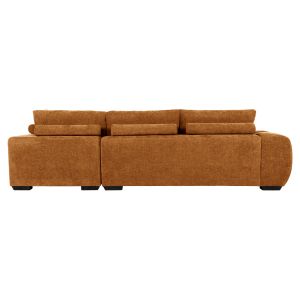 Coven right-angle sofa in sand-beige fabric 298x102-208x85hcm Hm3266,02r