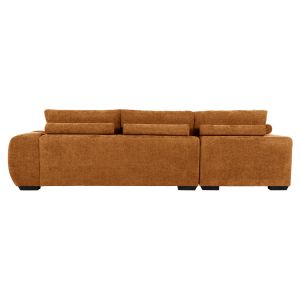 Coven left corner sofa in sand-beige fabric 298x102-208x85hcm Hm3266,02l