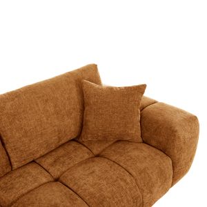 Coven left corner sofa in sand-beige fabric 298x102-208x85hcm Hm3266,02l