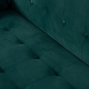 Sofa bed 'wanda' Hm3149,13 with green suede 188x83x83ycm