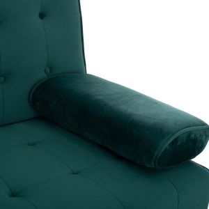 Sofa bed 'wanda' Hm3149,13 with green suede 188x83x83ycm