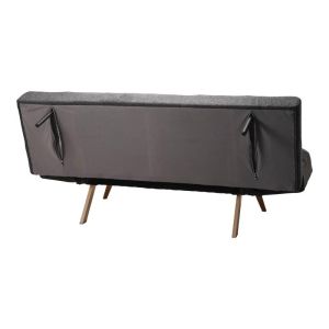 Диван-легло 3-местен Freddo плат антрацит 181x81x86см