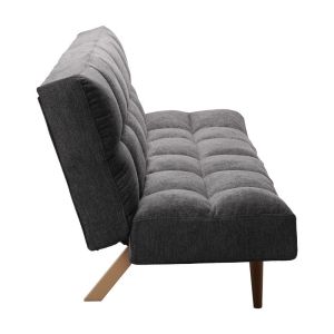 Диван-легло 3-местен Freddo плат антрацит 181x81x86см