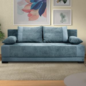 Sofa-bed Quatro in blue-green 200x88x77cm
