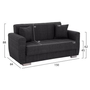 Sofa bed set of 2-seater and 3-seater Hm11747.03