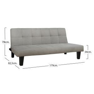 Диван/легло Hm3000.01 бежова дамаска 179x80x79