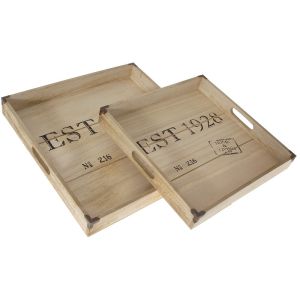 Дървен поднос