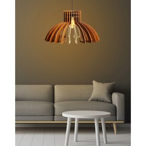 Wooden chandelier Hm7350,01 D54x65