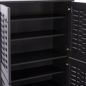 Дървен шкаф за обувки с 4 врати Hm2210,10