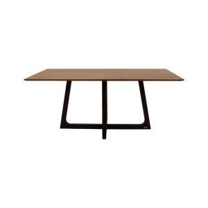 Wooden dining table Elitte brown color 180x100x77cm