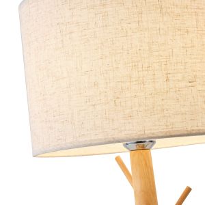 Wooden night lamp 1xe27 Max15w 280x470mm Arte Illumina Madera