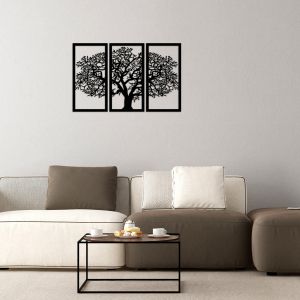 Wooden wall panel made of 3 wood elements Hm7221