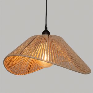 Single chandelier E27 40w in beige color
