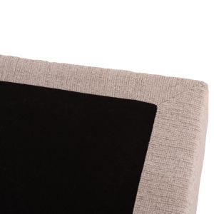 Единично легло Milo Hm652.32 плат теди в бежово - за матрак 90x200см