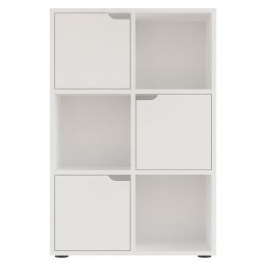 Bookel shelf in white 59.5x27.5x89cm