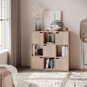 Bookel shelf in Sonoma color 88.5x27.5x89.3cm