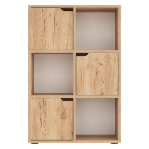 Bookel shelf in oak color 59.5x27.5x89cm