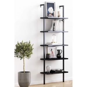 Harris shelf black 70x22x200cm