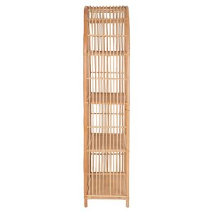Shelf Hm9552 made of rattan in natural color 80x40x182hcm,