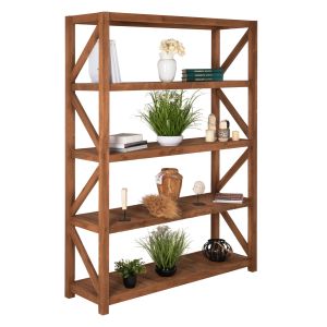 Kitaku Hm9798 shelf made of recycled teak wood 150x45x200hcm