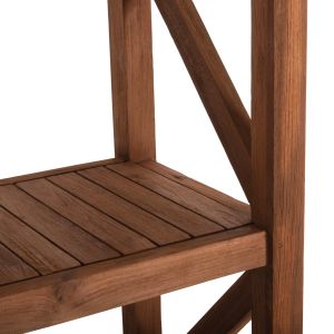 Kitaku Hm9798 shelf made of recycled teak wood 150x45x200hcm