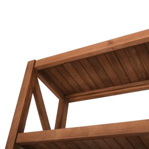 Kitaku Hm9798 shelf made of recycled teak wood 150x45x200hcm