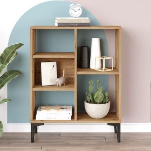 Neville shelf, sonoma color 69x25x87.6cm