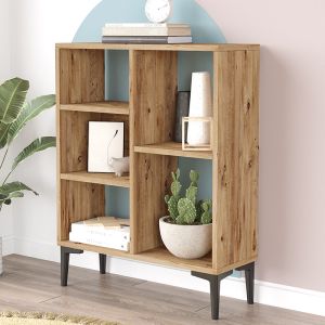 Neville shelf, sonoma color 69x25x87.6cm