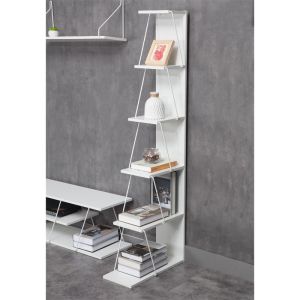 Shelf Tars color white/gray 50x22x150cm