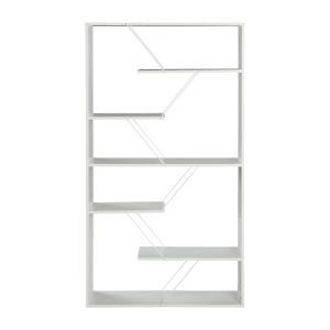 Shelf Tars color white/gray 84x24x157cm