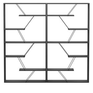 Shelf Tars color black/dark gray 168x24x157cm