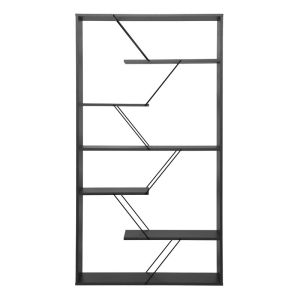 Shelf Tars color black/dark gray 84x24x157cm