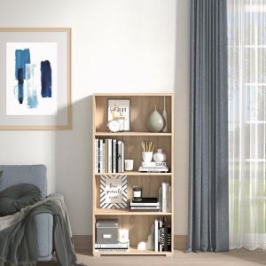 Етажерка Tomar 4 в цвят сонома, размери 70x24,5x142см