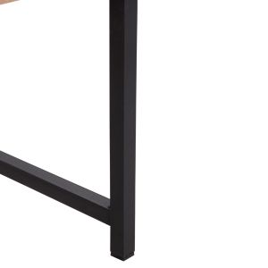 Kitchen organization shelf Becko Hm18219.03 melamine in Sonama-black metal 54.5x35x41hcm.