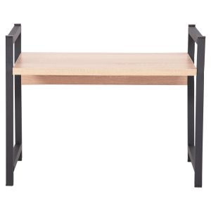 Kitchen organization shelf Becko Hm18219.03 melamine in Sonama-black metal 54.5x35x41hcm.