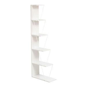 Mini shelf Tars white 130x22x146cm